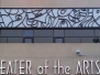 Sculptural Metal Frieze of the Arts